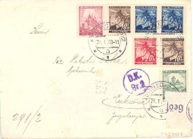 Brief aus Kostelec nach Vukovar, 24.1.40 Devisenkontrolle in Brünn