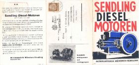Dreifachkarte "Sendling Dieselmotoren"